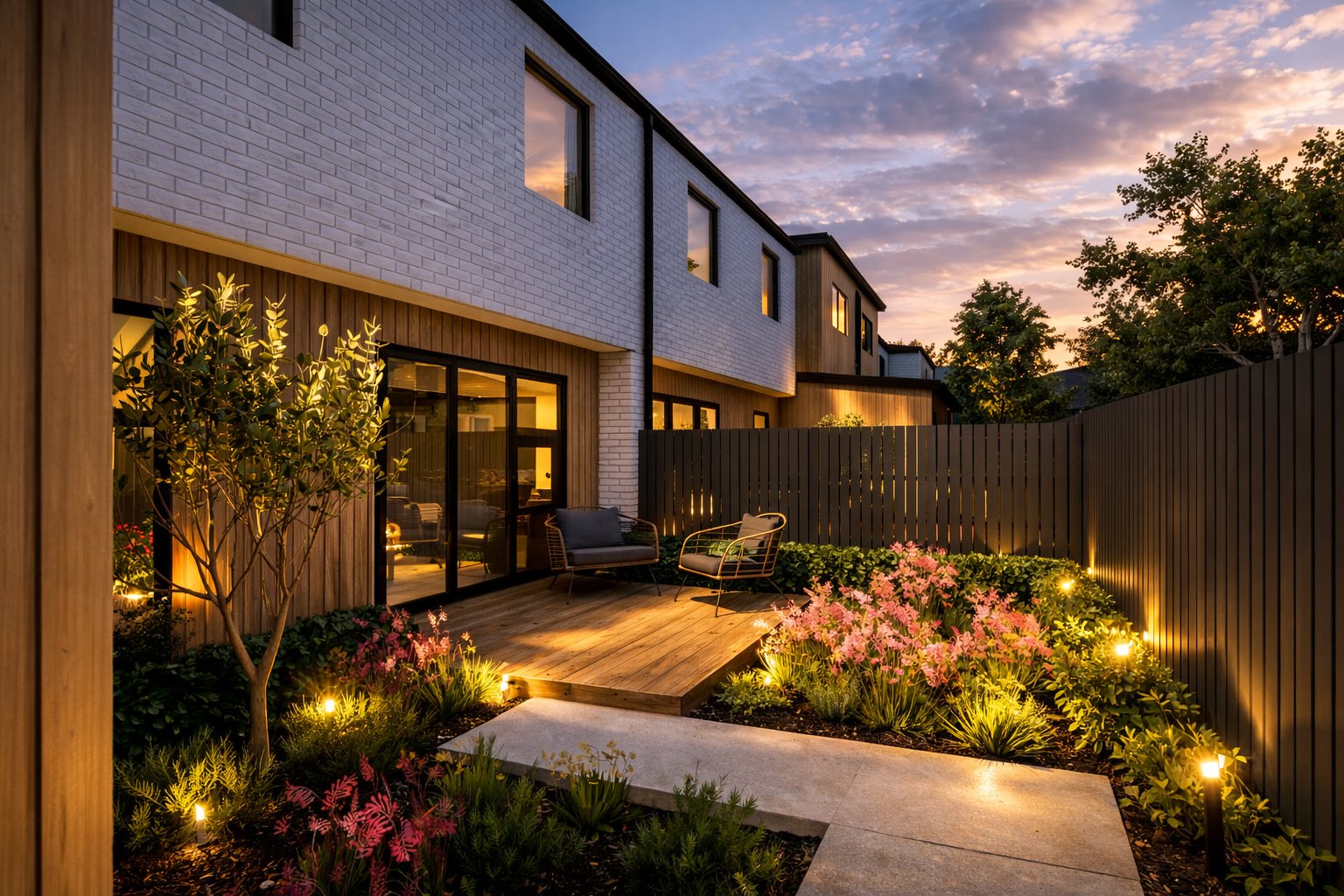 Courtyard night